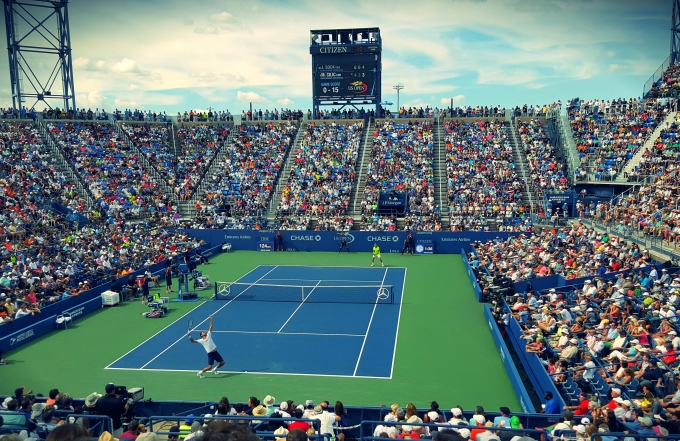 全米オープンテニス　会場